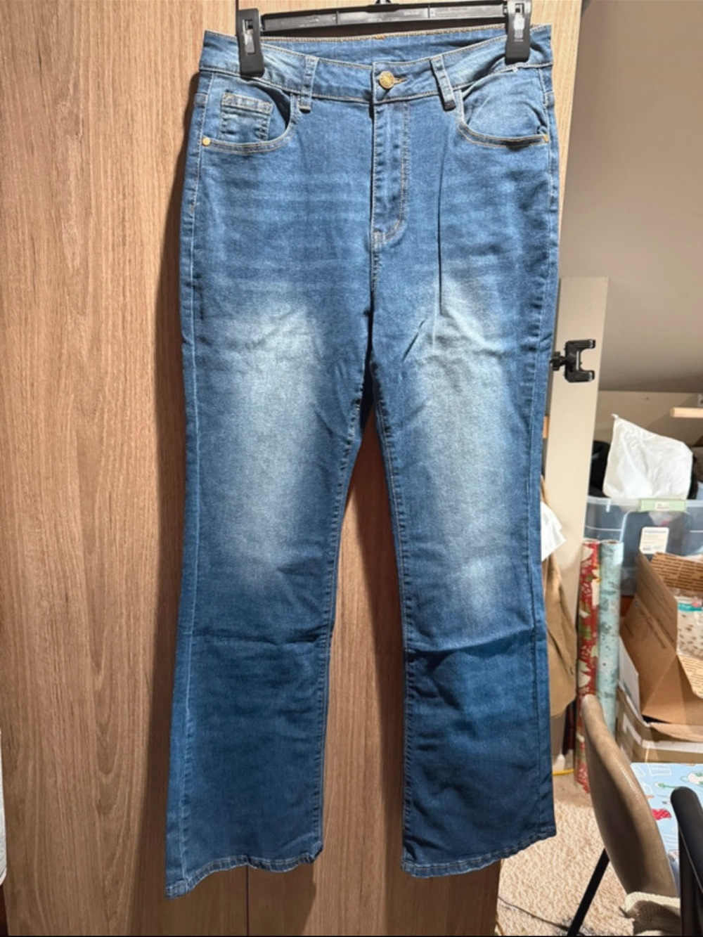 Classic Blue Women’s Straight-Leg Jeans
